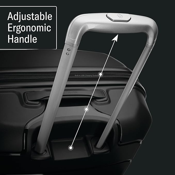 Samsonite Freeform Medium Luggage with Dual 360° Spinner Wheels - Checked Suitcase - TSA Lock, Airline-Approved - Lightweight Durable Polypropylene Expandable Hardshell - Amethyst Purple