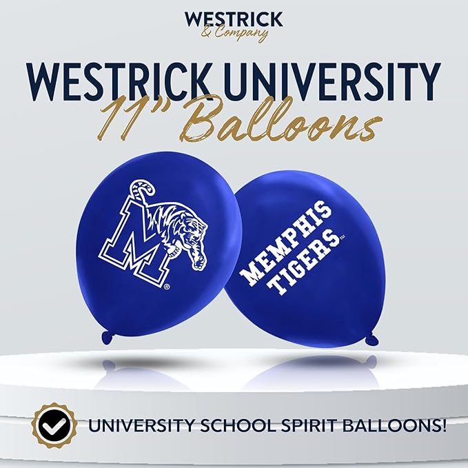 Georgia Tech Yellow Jackets Balloons 10 Pack 11" Official Licensed Logos, Helium Quality Latex Balloons, Perfect for College Football Team Celebration, Decorated Front and Back by Westrick
