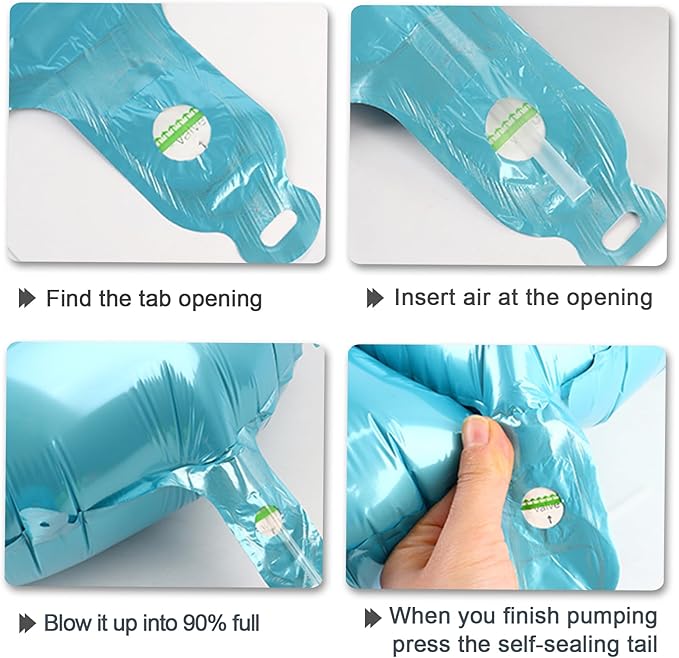 40 Inch Light Blue Number 22 Digital Balloon,Jumbo Mylar Foil Helium Balloon for 22 Balloons for Birthday Party,Wedding Anniversary Party Decorations