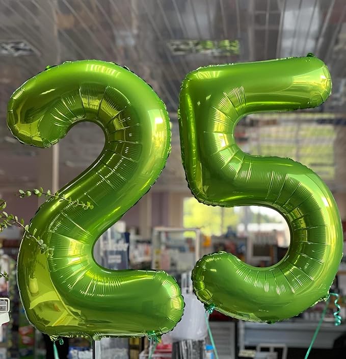 Light Green Number 1 Balloon for First Birthday 40 Inch, 1st One Number Balloons Birthday Decorations for Girl Boy Toddler Baby