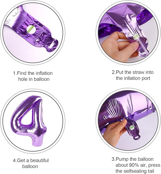 40 Inch Number Balloons, Purple Balloons 15th Birthday Decoration For Woman Man, Foil Number 15 Ballon for 15, 51 Anniversary, Bridal Shower, Graduation, Wedding, New Year, Valentine's Day