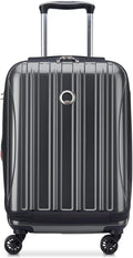 DELSEY PARIS Helium Aero Hardside Expandable Luggage with Spinner Wheels, Titanium, Carry-On 19 Inch