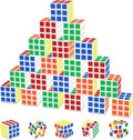 Mini Cube Puzzle Party Favors for Kids: 28 Pack 1.18in 3x3 Magic Cube School Rewards & Classroom Prize for Students - Birthday Valentines Easter Stress Relief Toys Goody Bag Filler Gifts