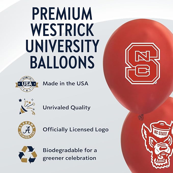 Kentucky Wildcats Balloons 10 Pack 11" Official Licensed Logos, Helium Quality Latex Balloons, Perfect for College Football Team Celebration, Decorated Front and Back by Westrick
