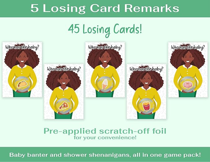 Party Hearty Baby Shower Games for Girl and Boy, 40 Emoji Scratch Off Lottery Tickets, Baby Games Ideas, Scratch Off Game