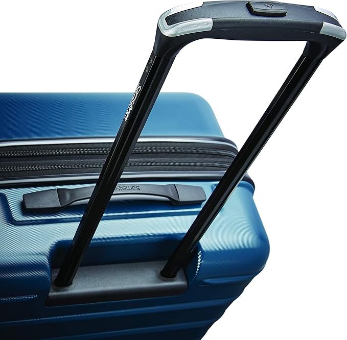 Samsonite Omni 2 28-Inch Large Checked Hardside Luggage with 360° Spinner Wheels - Scratch Resistant Hardshell - TSA Lock - Expandable Polycarbonate Shell for Lightweight Travel - Nova Teal