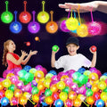 200PCS Light Up Ball, Bouncy Balls for Kids, 6 Colors LED Flashing Squeaky Ball, 2.2inch Sensory Fidget Toys, Glow in The Dark Party Supplies, Neon Party Favors, for Student Gifts School Rewards