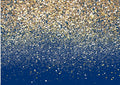 CYLYH 7X5FT Royal Blue Glitter Backdrop Gold Spots Backdrop Vintage Background for Family Birthday Party Wedding Prom Graduation Photography Background