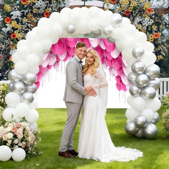 10x8ft Balloon Backdrop, Suitable for Birthday Parties, Baby Showers, Team Gatherings, and Family Gatherings and Photography Background Cloth