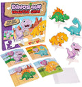 Kangaroo 28 Pack Dinosaur Valentines Day Cards with Envelopes & Stickers Bulk - Dino Pop Out Cards for Valentine - Valentines Day Cards for Kids School Classroom - Party Favors for Boys & Girls Class