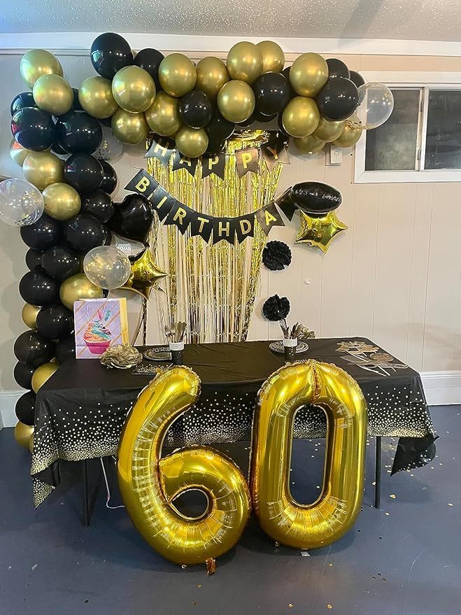 Gold 2026 Balloons, Foil 40 Inch 22 Number Balloons, 60 Balloon Number for 2 20 22 26 2026 Graduation Decorations, New Years Eve Party Supplies, Birthday, Wedding, Anniversary