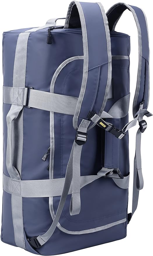 MIER Water Resistant Backpack Duffle Heavy Duty Convertible Duffle Bag with Backpack Straps for Gym, Sports, Travel