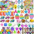 117 PCS Party Favors for Kids 4-8-12, Pop Fidget Toys, Goodie Bag Stuffers, Treasure Box Toys for Classroom Prizes, Pinata Stuffers, Goodie Bags Filler, Prize Box toys for Kids Classroom