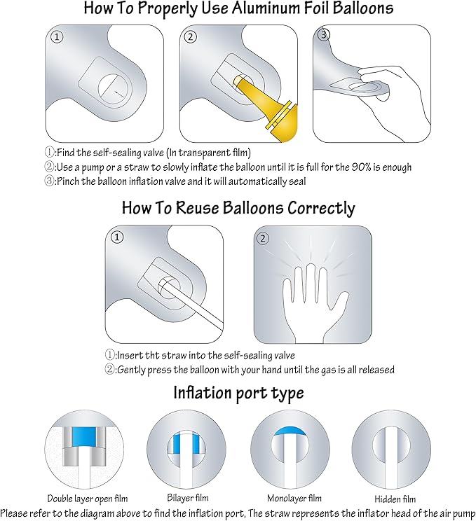 40 In Matte gray Number Balloons Helium Foil Mylar Balloon Birthday Party banquet Decoration 8
