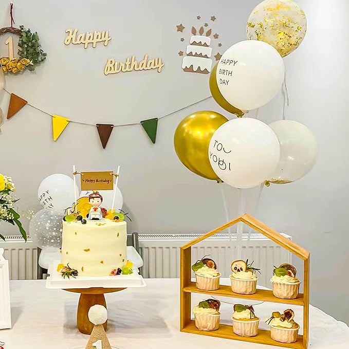 JOYYPOP 20 Sets Balloon Stand Kit, Balloon Sticks with Base Birthday Graduation Party Decorations Wedding