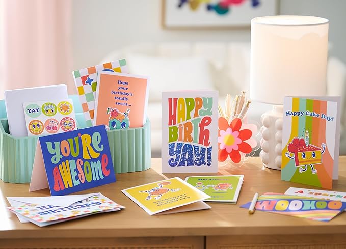 American Greetings 10-Count Kids Birthday Card Bundle with Envelopes