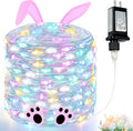 66Ft 200 LED Easter Pastel Fairy Lights Plug in, Pastel String Lights 8 Modes with Timer for Outdoor & Indoor, Waterproof Twinkle Light for Bedroom Girl's Room Garden Patio Party Easter Decorations