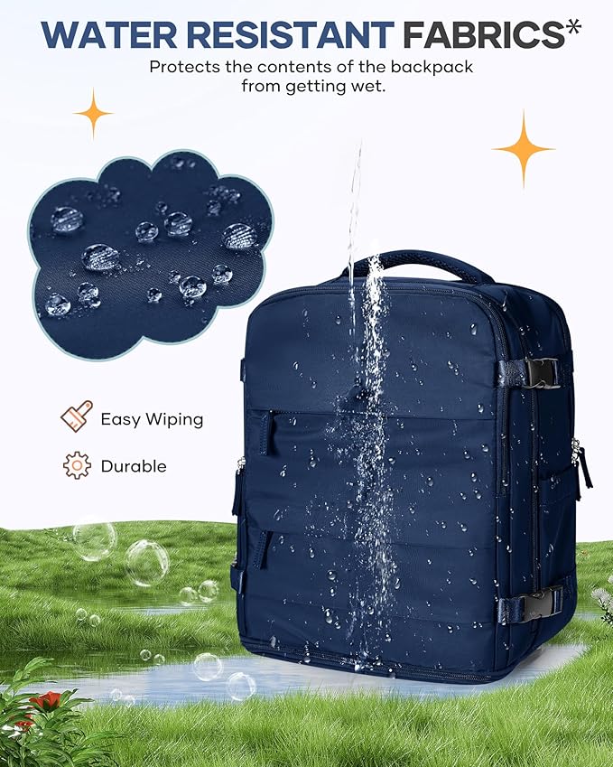 coofay Travel Backpack Carry on Flight Approved Carry on Backpack for Airplanes Personal Item Travel Bag 18x14x8 Inches Traveling Backpacks Airback Backpacks for Traveling Mochila de Viaje