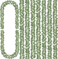 CQURE 66Pcs Eucalyptus Garland,Artificial Eucalyptus Leaves Table Greenery Garland Wreath Vines for Wedding Party Table Fireplace Wall Room Decor