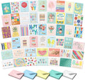 Sweetzer & Orange Happy Birthday Cards with Envelopes and Assortment Box – Variety Set of 50 Assorted Birthday Notes. Perfect Bulk Pack for Celebrations, Office, Friends, Family, and Special Occasions