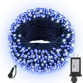 66ft 200 LED Christmas Tree Lights, End-to-End Plug 8 Modes Fairy Lights with Timer, Outdoor Indoor Xmas Light Christmas Tree, Patio, Garden, Party, Wedding, Holiday, Blue