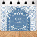 MEHOFOND 8x6ft Cielito Lindo Baby Shower Backdrop Blue Arch Cielito Lindo Baby Shower Party Decorations Banner Mexican Wedding Birthday Fiesta Party Decor Photography Background Supplies