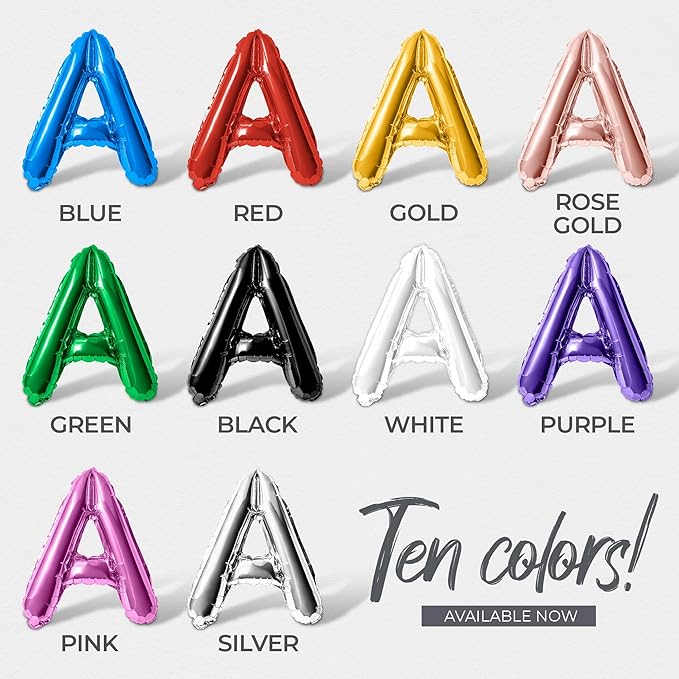 Letter Balloons - LETS GET SPICY 16" Inch Alphabet Letters Foil Mylar Balloon Bachelorette Party Banner (Silver)