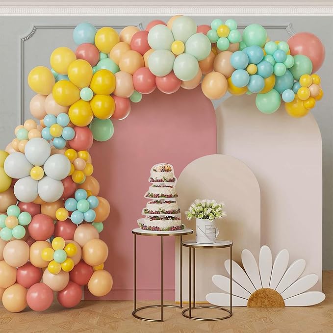 Arch Covers,Arch Backdrop Stand Fitted Cover for Wedding Birthday Party Ceremony Banquet Decoration(7.2FT&6.6FT&6FT,Off-White,Cover Only)