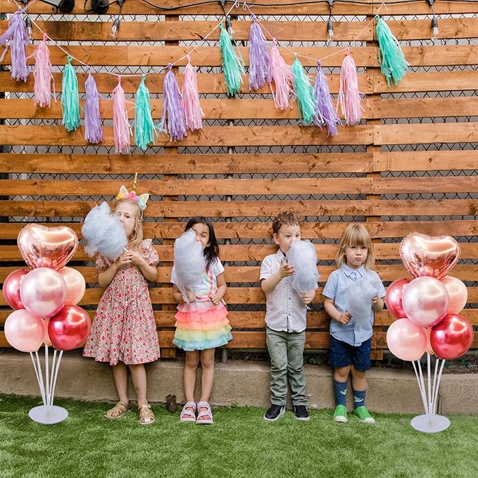 20 Sets Balloon Stand Kits,Balloon Sticks Holder with Base for Table Centerpiece Graduation Birthday Baby Shower Party Decorations