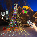 Christmas Decoration, Color Change Star Lights, 320 LED 16.4Ft Outdoor Christmas Tree Toppers String Lights[11 Modes& Waterproof] for Halloween Xmas New Year Holiday Birthday