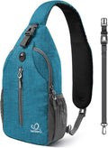 WATERFLY Small Hiking Sling Bag: Crossbody Sling Backpack Chest Bag Daypack for Men Women with Skin-Friendly Shoulder Strap