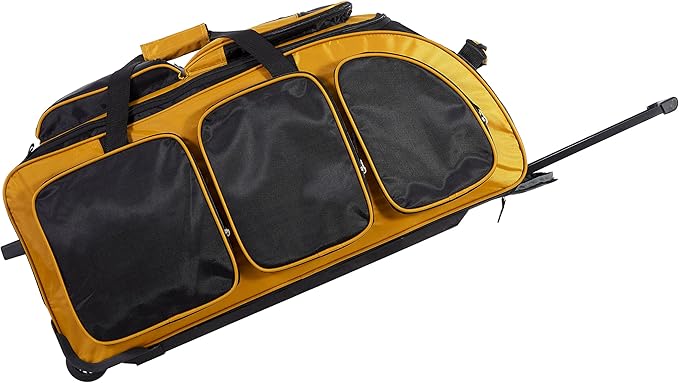 Travelers Club Xpedition 30 Inch Multi-Pocket Upright Rolling Duffel Bag