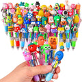 60Pcs Mini Multicolor Pens in One 4-in-1, Cute Pens Bulk for Party Favors and Birthdays, Delightful Ballpoint Pen Gifts Classroom Prizes (60pcs)