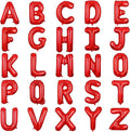 40 Inch Big Red Letter Balloons Foil Mylar Wedding Bachelorette Wedding Birthday Bridal Shower Anniversary Celebration Graduation Party Decoration Alphabet Q (A-Z)