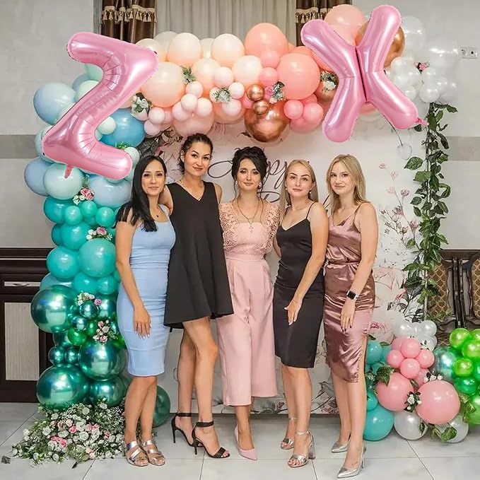 TONIFUL 40 Inch Large Pink Letter Z Balloons Giant Foil Mylar Alphabet Balloon for Birthday Party Anniversary Baby Shower Wedding Supplies Decorations