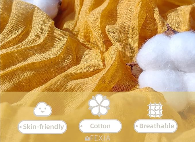 FEXIA 3 Pack Gold Table Runner 35x120 Inches for Summer Decor Baby Shower Decoration Gauze Rustic Table Runner for Wedding Party First Communion Centerpiece Engagement Bridal Shower Boho Decoration