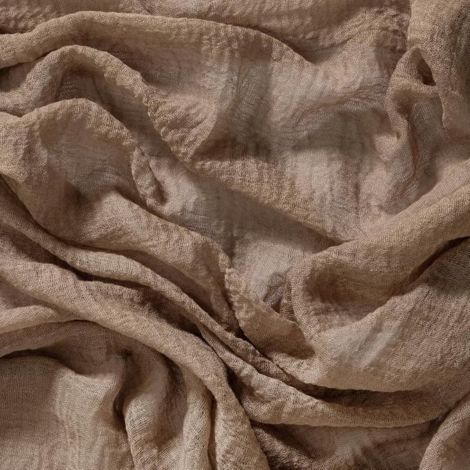 Socomi Nude Cheesecloth Table Runner Easter Spring Gauze 120 Inch Rustic Boho Cheese Cloth Runner for Wedding Party Baby Bridal Shower Centerpiece Decoration Holiday Home Decorations