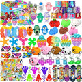 124 Pcs Party Favors for Kids 4-8, Birthday Gift Toys, Goodie Bag Stuffers, Treasure Box Carnival Prizes, Gifts Classroom, Pinata Bags Filler Boys and Girls 8-12