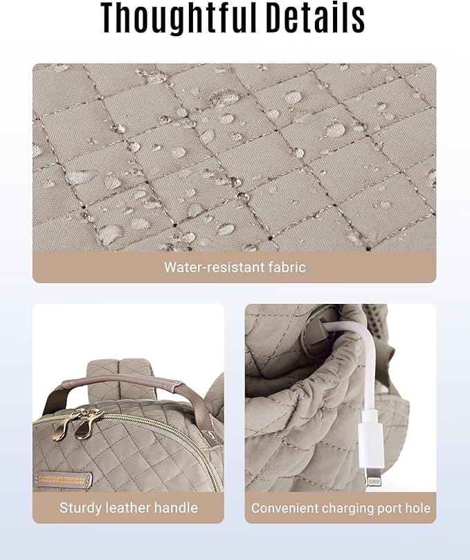 LIGHT FLIGHT Women Backpack for Work Laptop Backpack Women Travel Backpack Laptop Bag 15.6'' Laptop backpack
