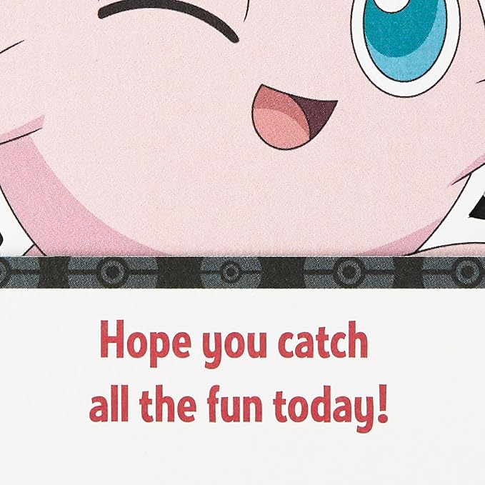 Hallmark Pop Up Birthday Card for Kids (Pokémon) Paper Wonder 3D Card for Birthday Boy