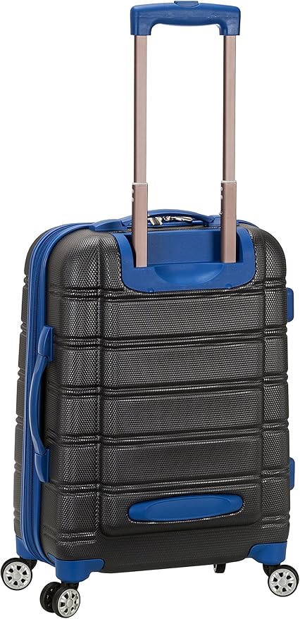Rockland Melbourne Hardside 2 Piece Expandable Spinner Wheel Luggage Set, (20"/28"), Grey