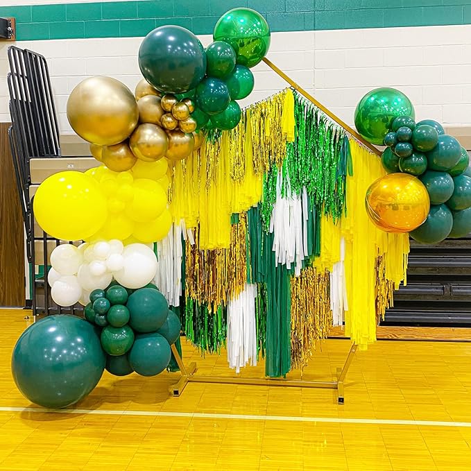 90pack Dark Green Balloons Different Size 18/12/10/5 Inch Green Balloon Garland Arch Kit for Birthday, Graduation, St. Patrick's Day, Christmas, Baby Shower, Dinosaur Party Decorations