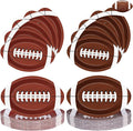 24 Pcs Football Plates - Rugby Shape Design Paper Plate, Disposable Dinner Dessert Paper Plates Tableware Set for Football Party Supplies Birthday Game day Tailgate Party Decorations Table Decor