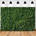 Nature Spring 3D Green Leaves Theme Photo Background Wedding Birthday Party Newborn Baby Shower Photography Backdrops Zoo Decor Shoot Props Bannner (10X8 FT)