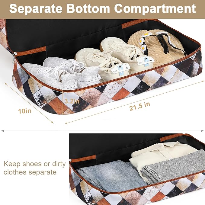 IBFUN Weekender Bags for Women, Travel Duffle Bag with Shoe Compartment Carry on Weekender Overnight Duffel for Weekend Travel Business Trip 3PCS