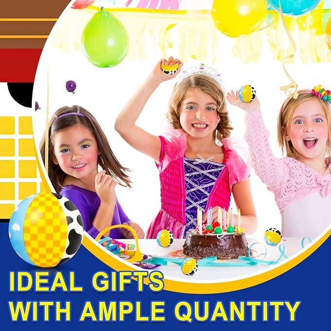 12 PCS Toy Inspire Game Party Stress Balls for Kids Party Favors, 1.97 Inch Anxiety Relief Fidget Sensory Toys, Toy Theme Squeeze Balls Bulk for Birthday Goodie Bags, Carnival Gifts & Classroom Prizes