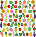 72 Pcs Assorted Fruit Pencil Erasers Toy Set, Mini Vegetable Puzzle Erasers Bulk, 3D Come Apart Gift for Kids Reward Party Favors (Fruit and Vegetable)
