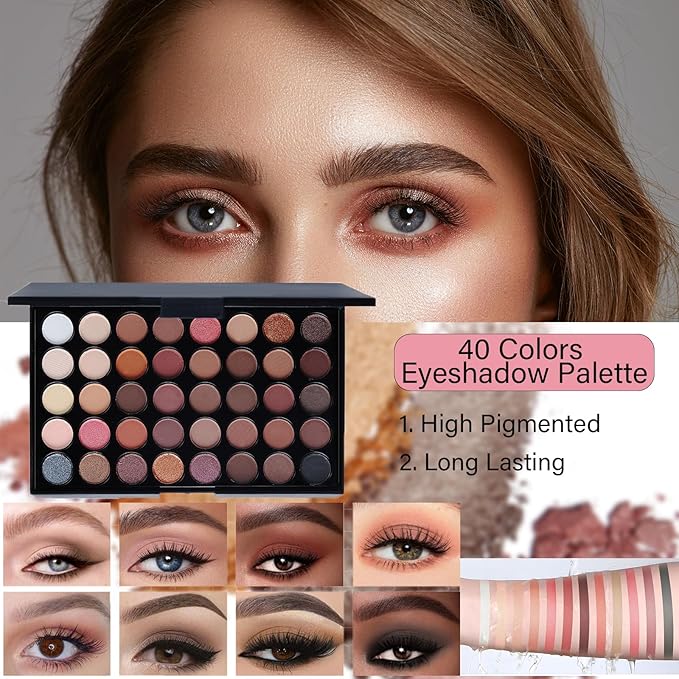 Makeup Set for Women, Makeup Full Kit for Beginners & Professionals, Travel Makeup Set for Teens & Adults, Makeup Gift Set for Girls, Eyeshadow Palette, Lip Gloss, Face & Eye Make up