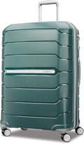 Samsonite Freeform 28-Inch Large Luggage with Dual 360° Spinner Wheels - Checked Suitcase - TSA Lock, Airline-Approved - Lightweight Durable Polypropylene Expandable Hardshell - Sage Green
