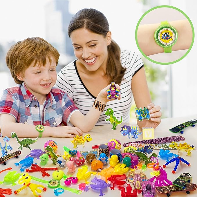 XIPEGPA 62PCS Party Favors Toy Assortment for Classroom Rewards Bulk Toys Birthday Party Toys Goodie Bag Filler Treasure Box Gifts for Boys and Girls